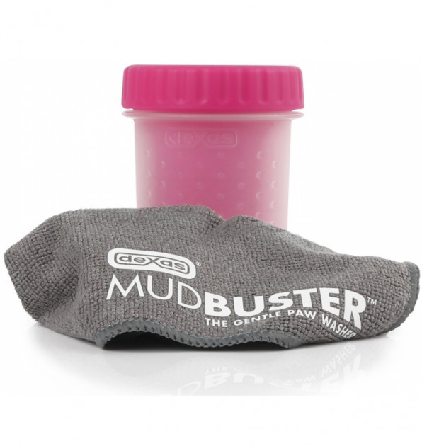 

Лапомойка для собак розовая MudBuster™ h 11 см  9 см Dexas BGL-DX-01