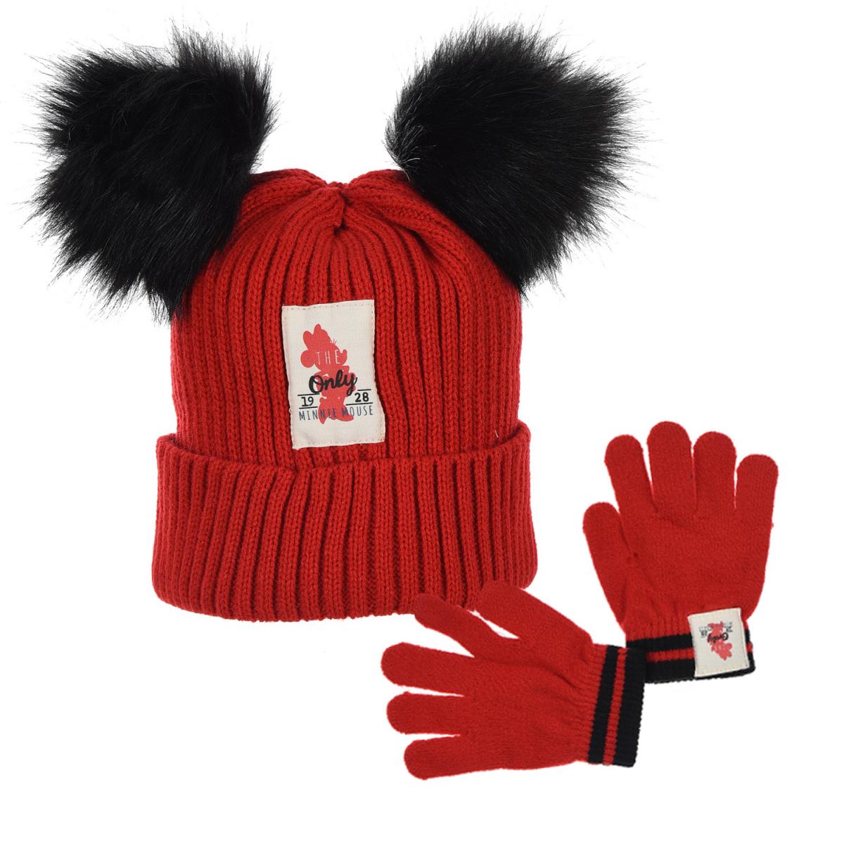 

Шапка + перчатки Disney Minnie Mouse (Минни Маус) 050-052 р Красный HS40682