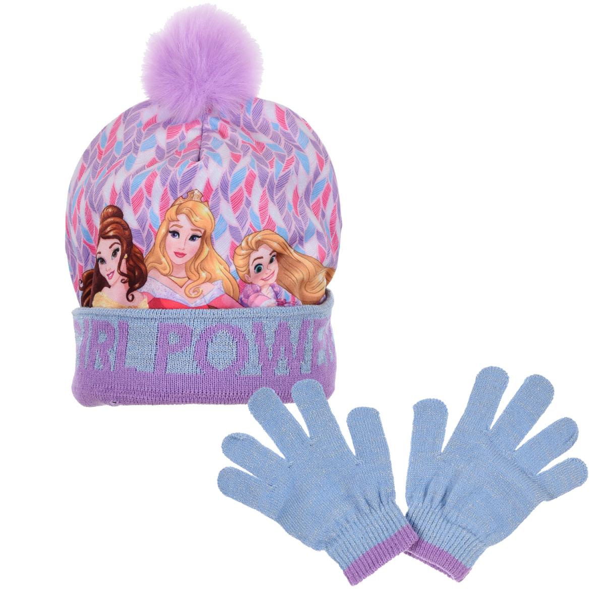 

Шапка + перчатки Disney Princess (Принцессы Диснея) 050-052 р Фиолетовый HS42932