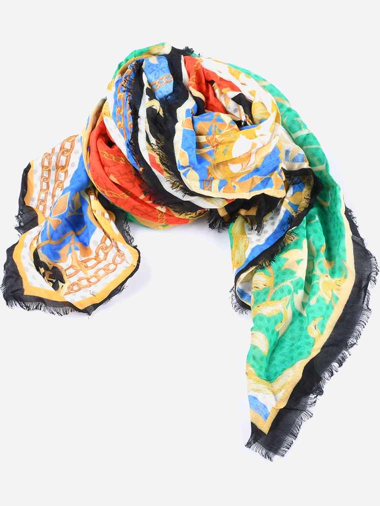 

Платок Guess PRINTED KEFIAH AW8379VIS03-BLA 130х130 см Черный