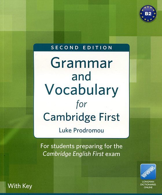 

Grammar and Vocabulary for FCE with Key + Access to Longman Dictionaries Online