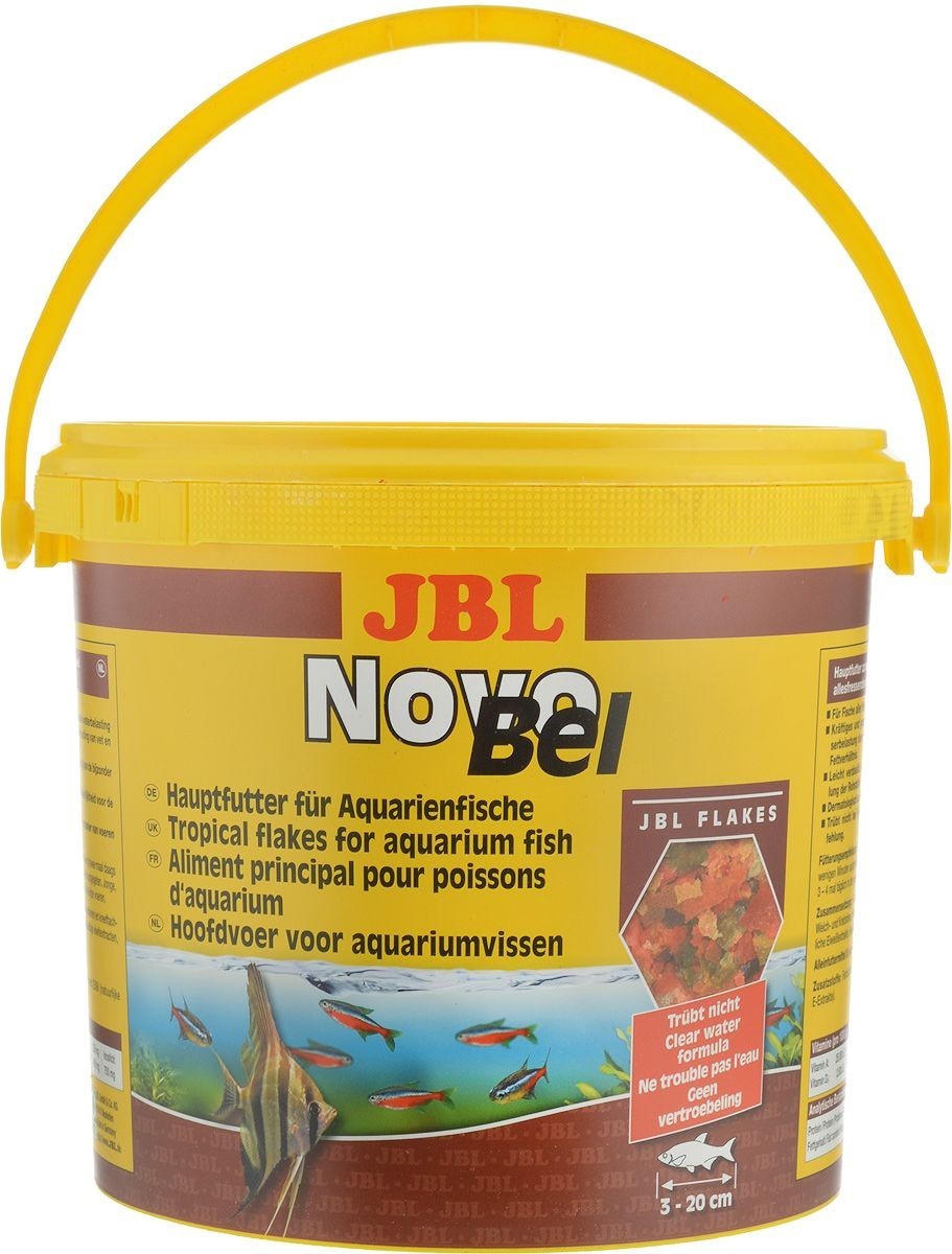 

Корм JBL NovoBel для аквариумных рыб в хлопьях 10,5 л (3015900)