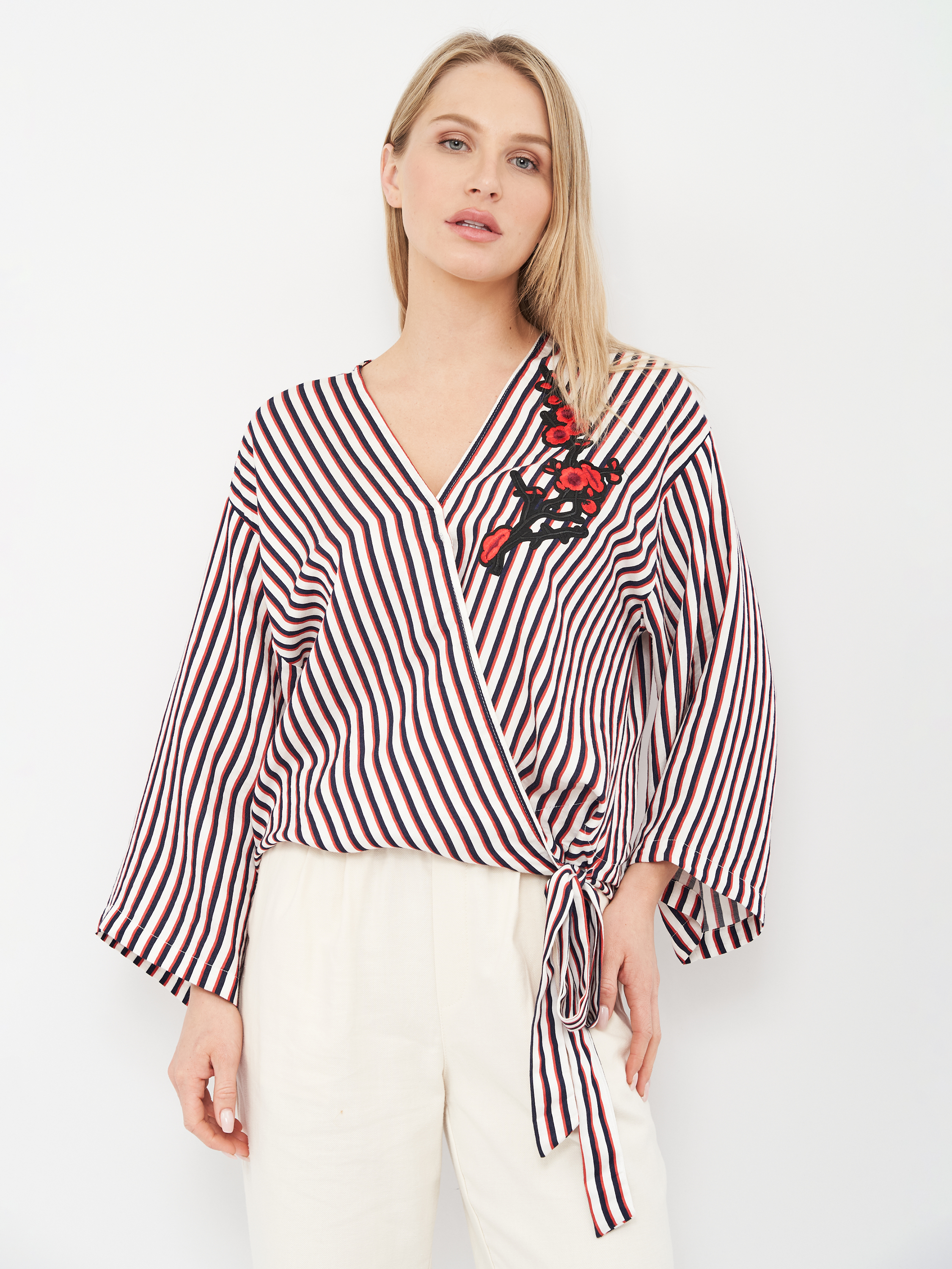 

Блузка Koton 8KAK68273CW-L89  Navy Stripe, Блузка Koton 8KAK68273CW-L89 42 Navy Stripe