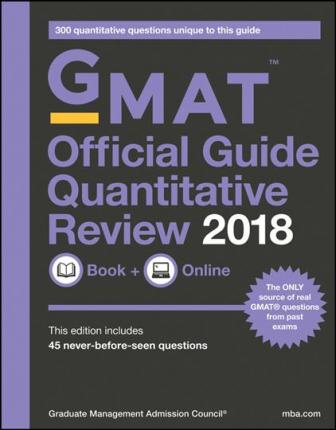 

GMAT Official Guide 2018 Quantitative Review: Book + Online