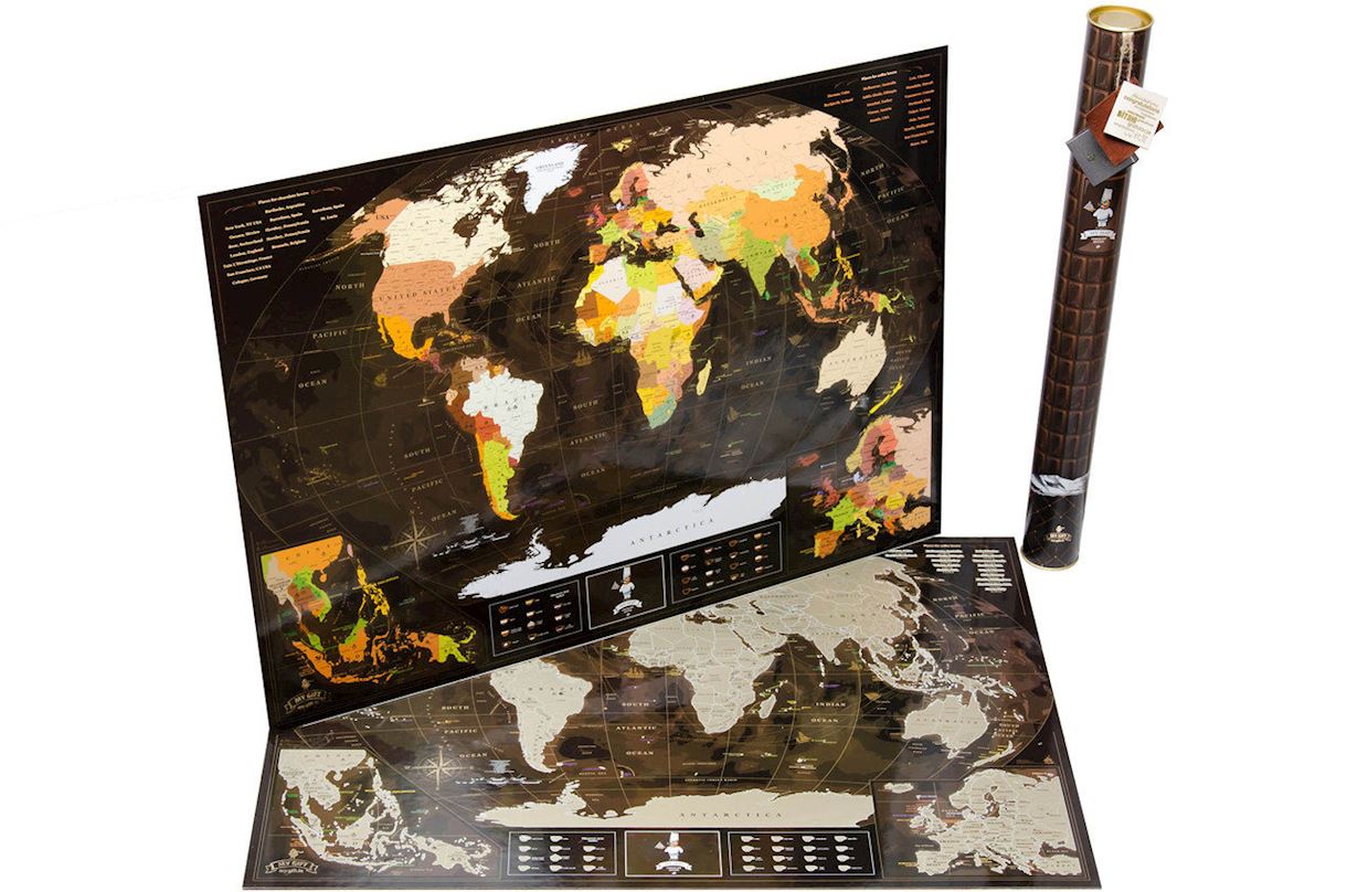 

Скретч карта мира My Map Chocolate edition, карта путешествий, ENG My Gift Хельмут 1002950-Other-1