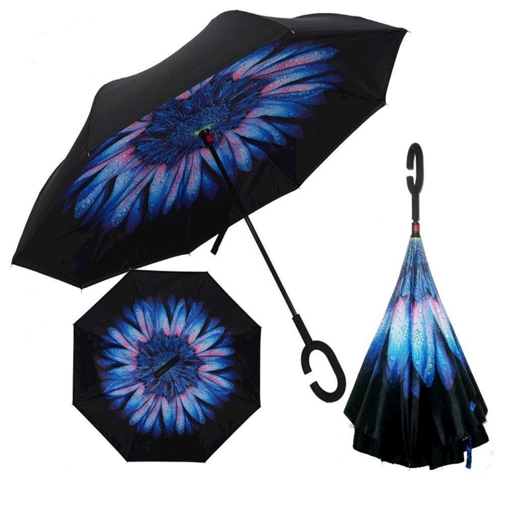 

Міні зонт Up Brella FAIRY SEASON Сине-розовый цветок с капельками 00650-13