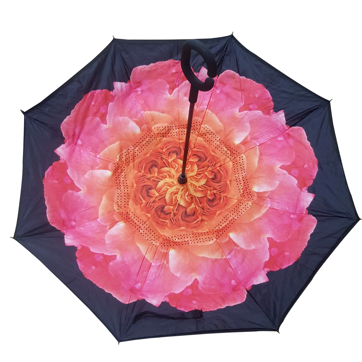 

Міні зонт Up Brella FAIRY SEASON Розово-оранжевый цветок 00650-05