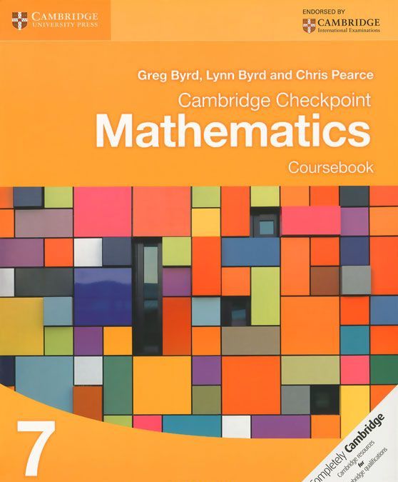 

Cambridge Checkpoint Mathematics. Coursebook 7