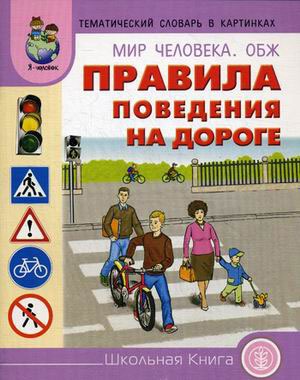 

Тематический словарь в картинках. Мир человека. ОБЖ. Правила поведения на дороге