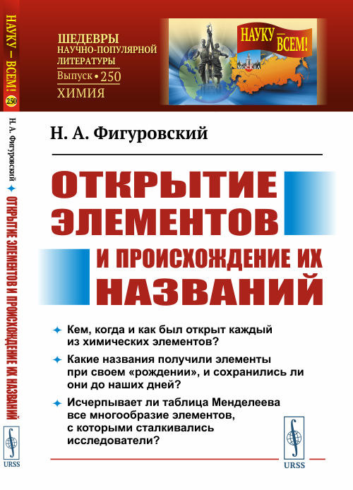 

Открытие элементов и происхождение их названий. Выпуск 250 (4313670)
