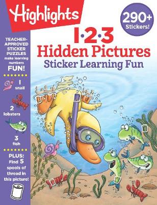 

1, 2, 3 Hidden Pictures. Sticker Learning Fun