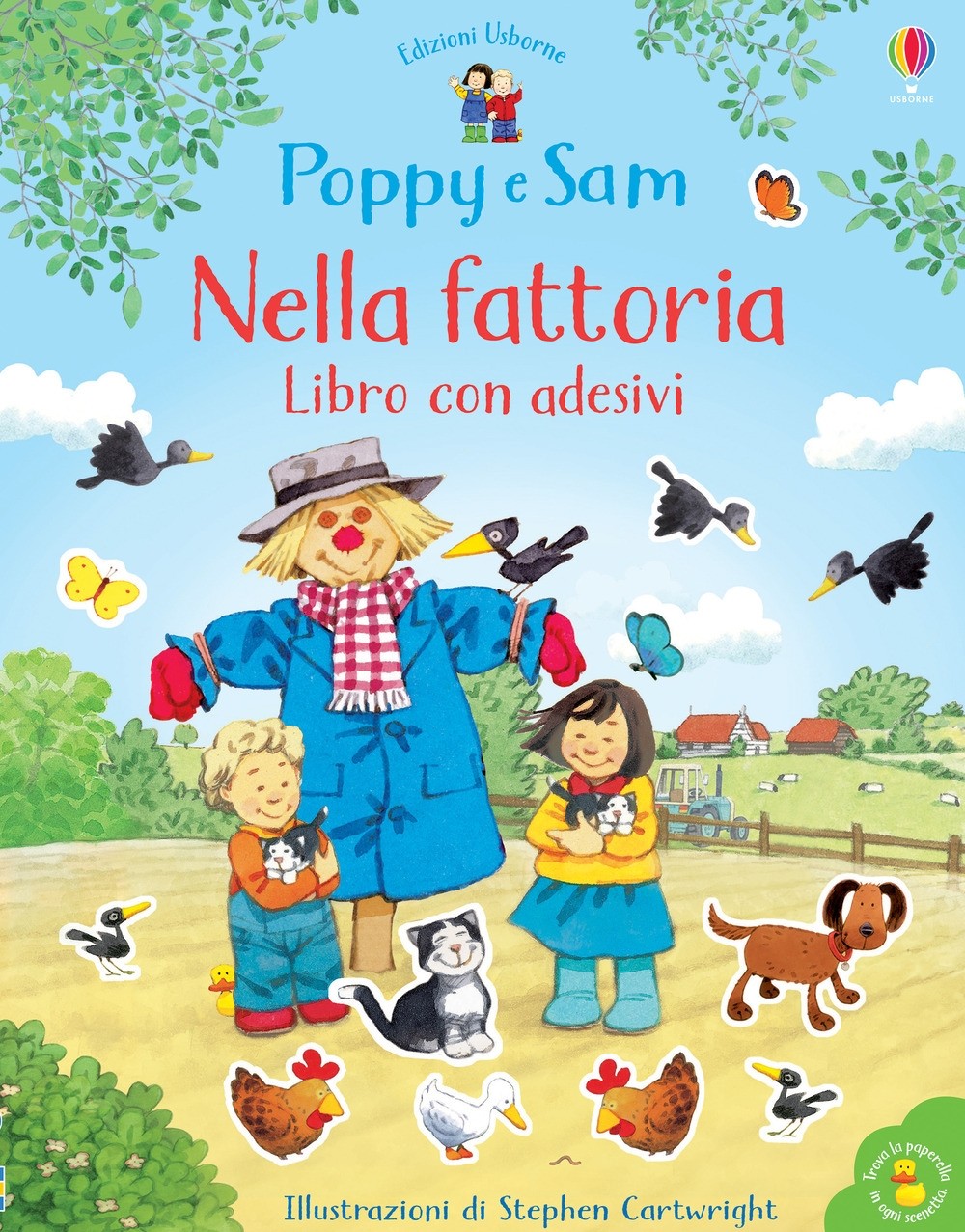 

Nella fattoria. Libro con adesivi