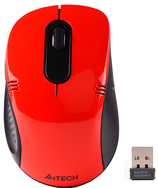 

Мышь A4Tech G3-630N Wireless Red (4711421927697)