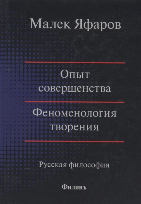 

Опыт совершенства. Феноменология творения
