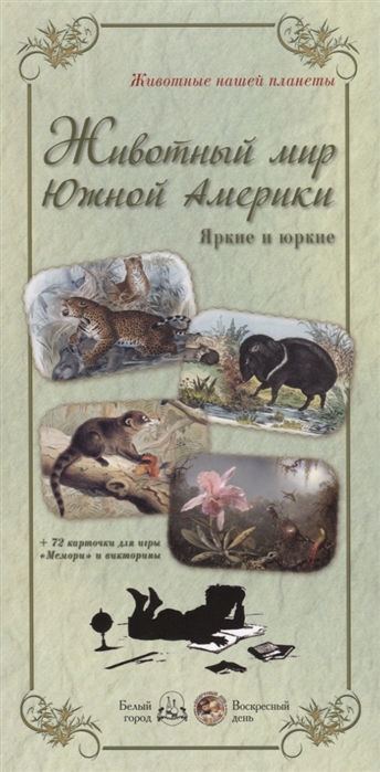 

Животный мир Южной Америки. Яркие и юркие + 72 карточки для игрыМемории викторины