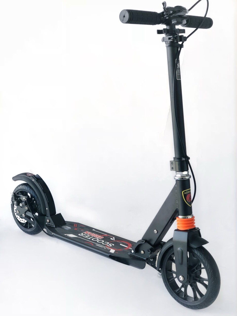 

Самокат Scooter с дисковыми тормозами 117-B1 Черный