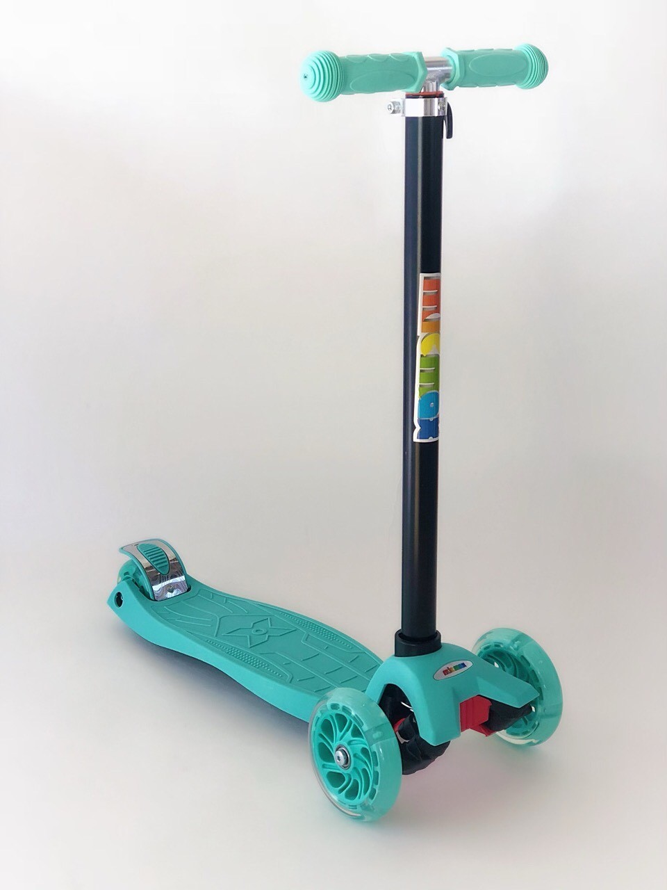 

Самокат детский Scooter Pro с подсветкой колес 036 Бирюзовый
