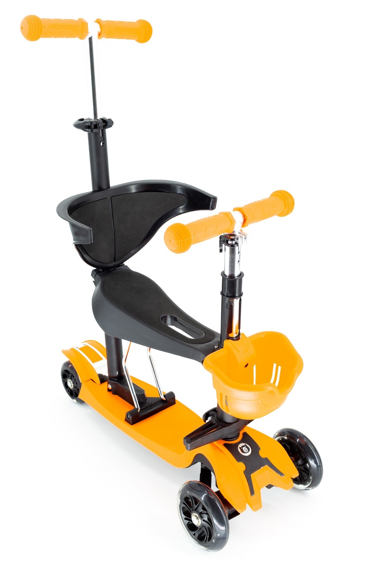 

Самокат со спинкой Scooter Pro BH5 Оранжевый