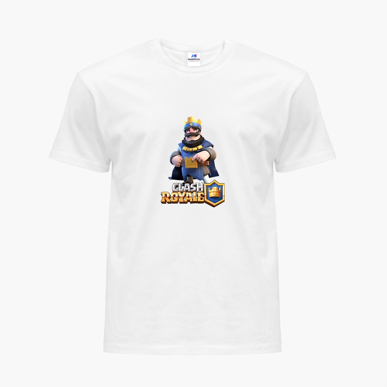 

Детская футболка Клеш Рояль (Clash Royale) (9224-1950) 110-116 см Хлопок Белый