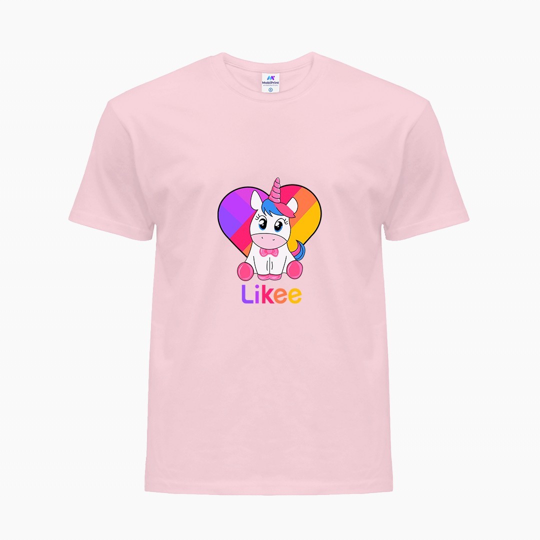 

Детская футболка Лайк Единорог (Likee Unicorn) (25186-1594) 104-110 см Хлопок Розовый