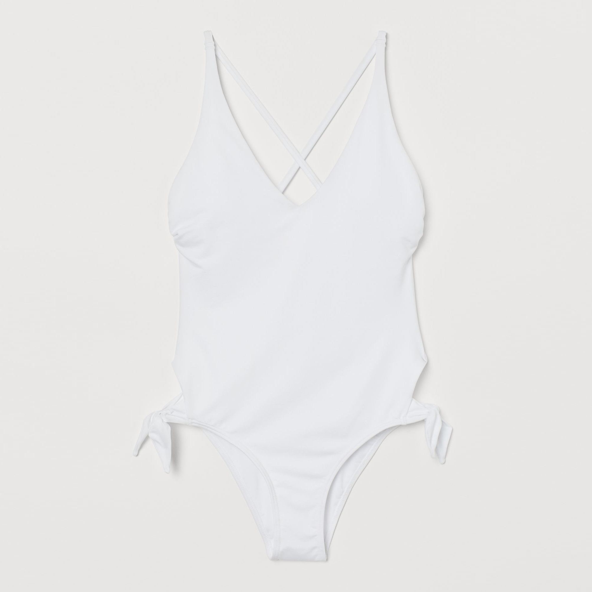 

Купальник женский слитный H&M 04-0779650-001 38 Белый