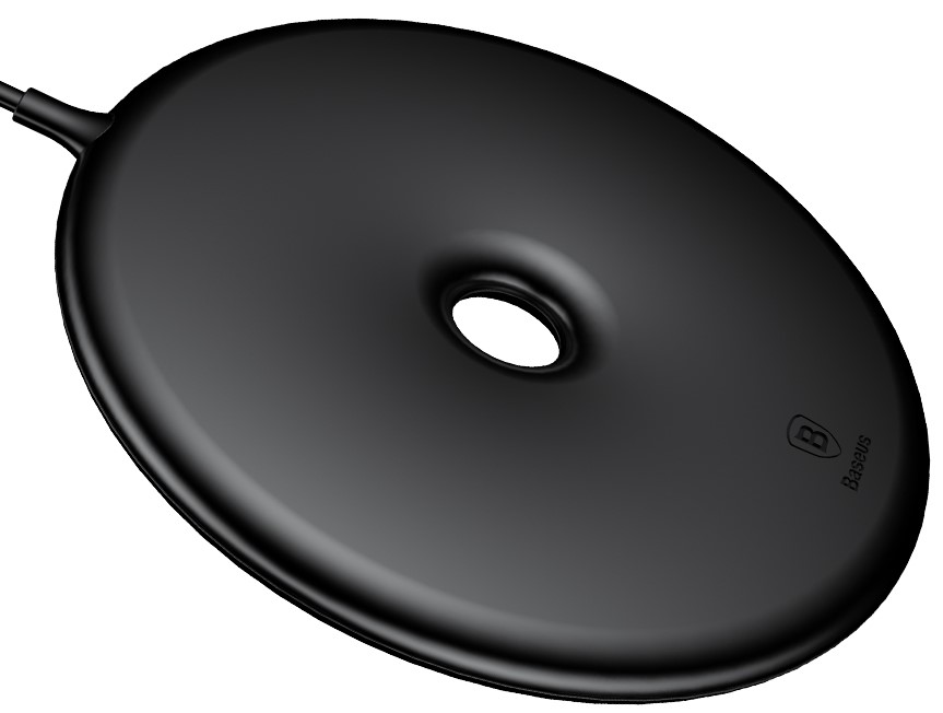 

Беспроводное зарядное устройство Baseus Donut Wireless Charger с технологией Qi 10W Черный