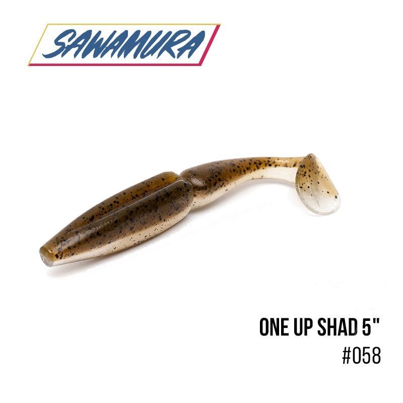 

Виброхвост Sawamura One'Up Shad 5'' (5 шт.) (058)