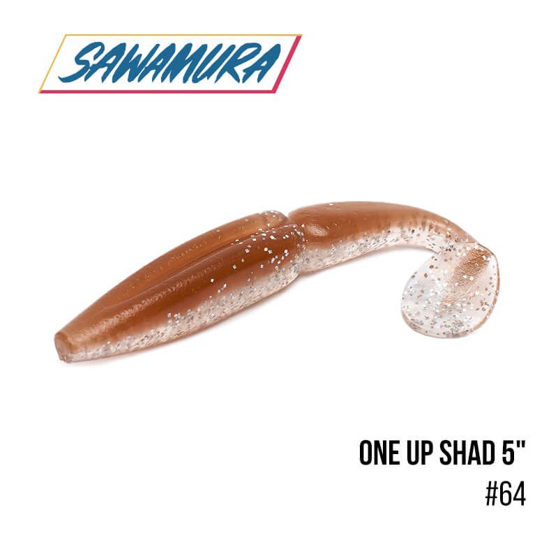 

Виброхвост Sawamura One'Up Shad 5'' (6 шт.) (64)