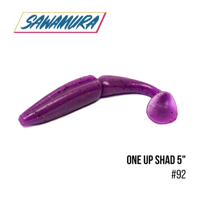 

Виброхвост Sawamura One'Up Shad 5'' (6 шт.) (92)