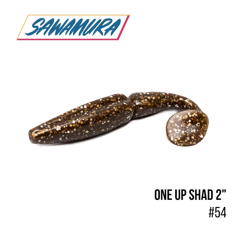 

Виброхвост Sawamura One'Up Shad 2'' (9шт.) (054)