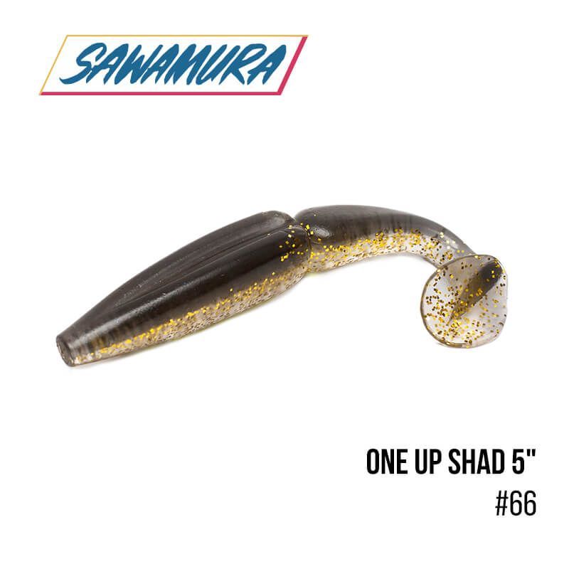 

Виброхвост Sawamura One'Up Shad 5'' (6 шт.) (66)