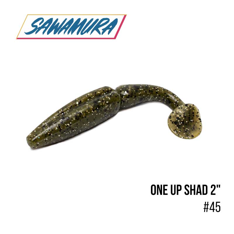 

Виброхвост Sawamura One'Up Shad 2'' (10шт.) (45)