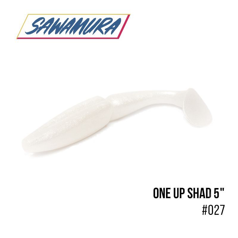 

Виброхвост Sawamura One'Up Shad 5'' (5 шт.) (027)
