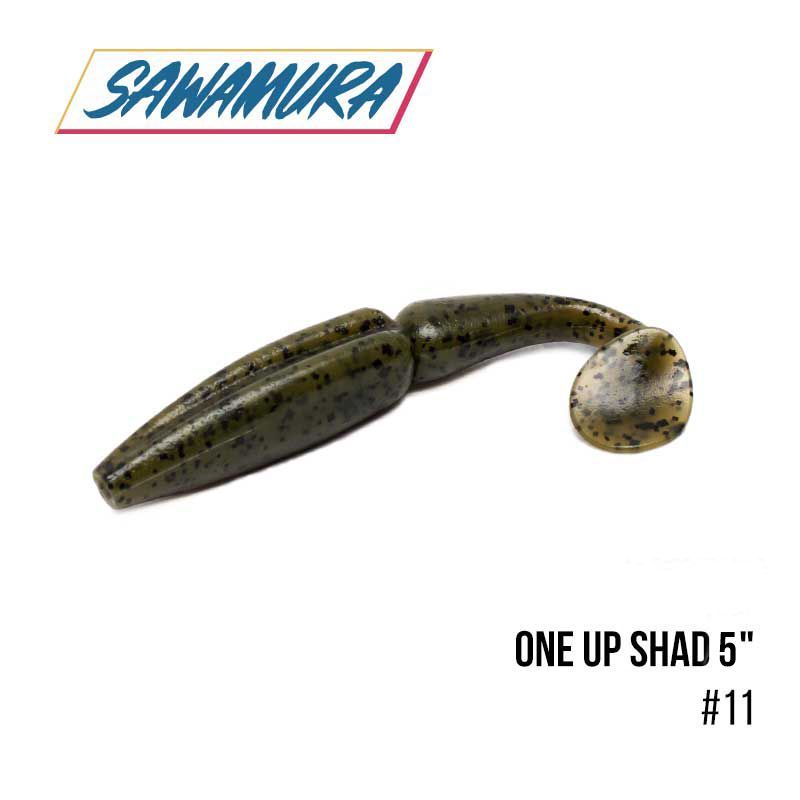 

Виброхвост Sawamura One'Up Shad 5'' (5 шт.) (011)