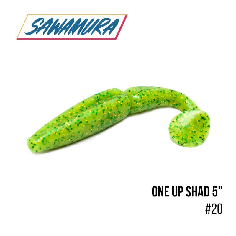 

Виброхвост Sawamura One'Up Shad 5'' (6 шт.) (20)