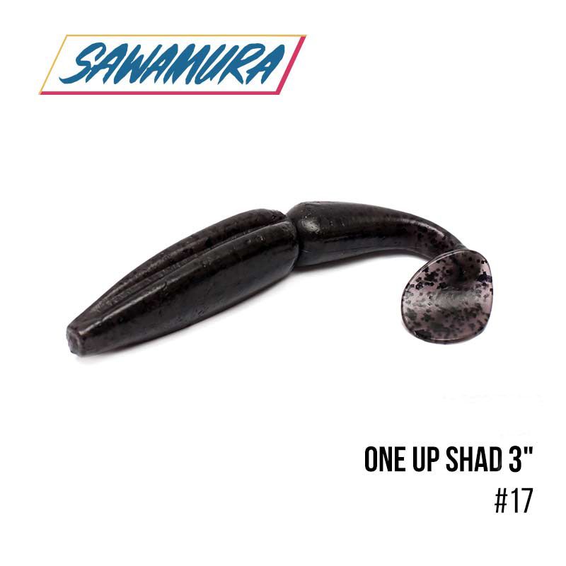 

Виброхвост Sawamura One'Up Shad 3'' (7шт.) (017)