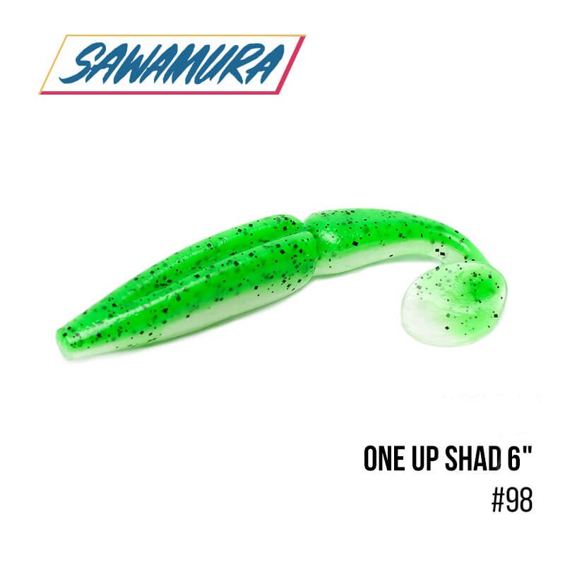 

Виброхвост Sawamura One'Up Shad 6'' (4 шт.) (098)