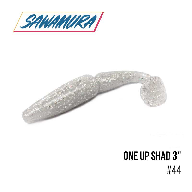 

Виброхвост Sawamura One'Up Shad 3'' (7шт.) (044)