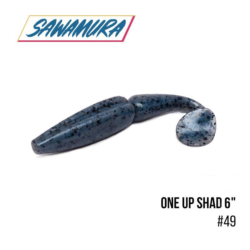 

Виброхвост Sawamura One'Up Shad 6'' (4 шт.) (049)