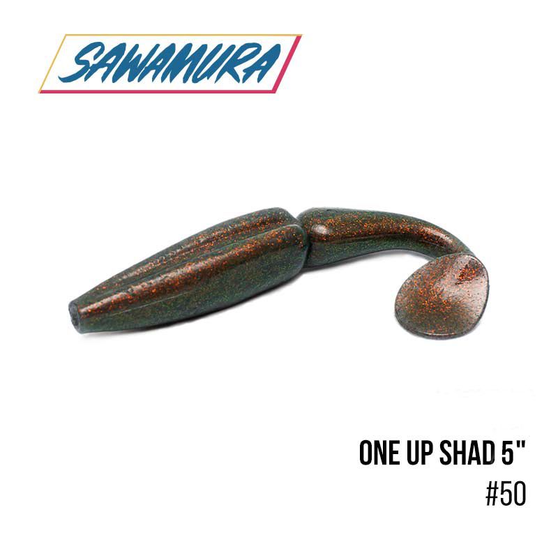 

Виброхвост Sawamura One'Up Shad 5'' (5 шт.) (050)