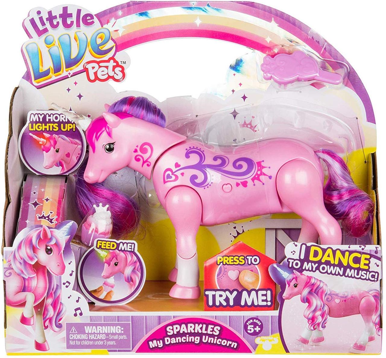 

Интерактивная игрушка Moose Little Live Pets Единорог Sparkles