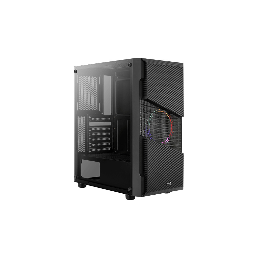 

Корпус AEROCOOL Menace Saturn FRGB-G-BK-v1 Black без БП (FRGB-G-BK-v1)