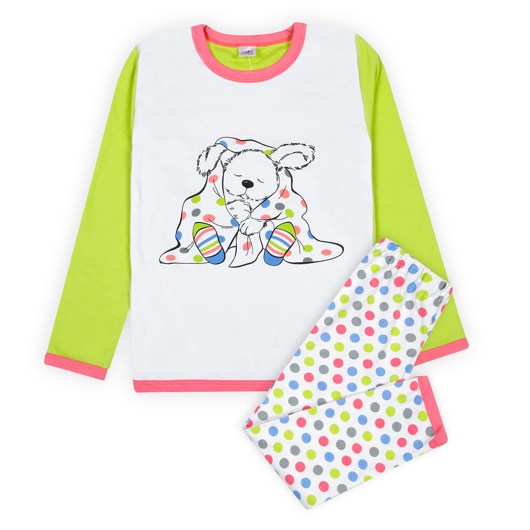 

Детская пижама Фламинго Зайчик 6 - 7 лет 115 - 118 см разноцветная 0129