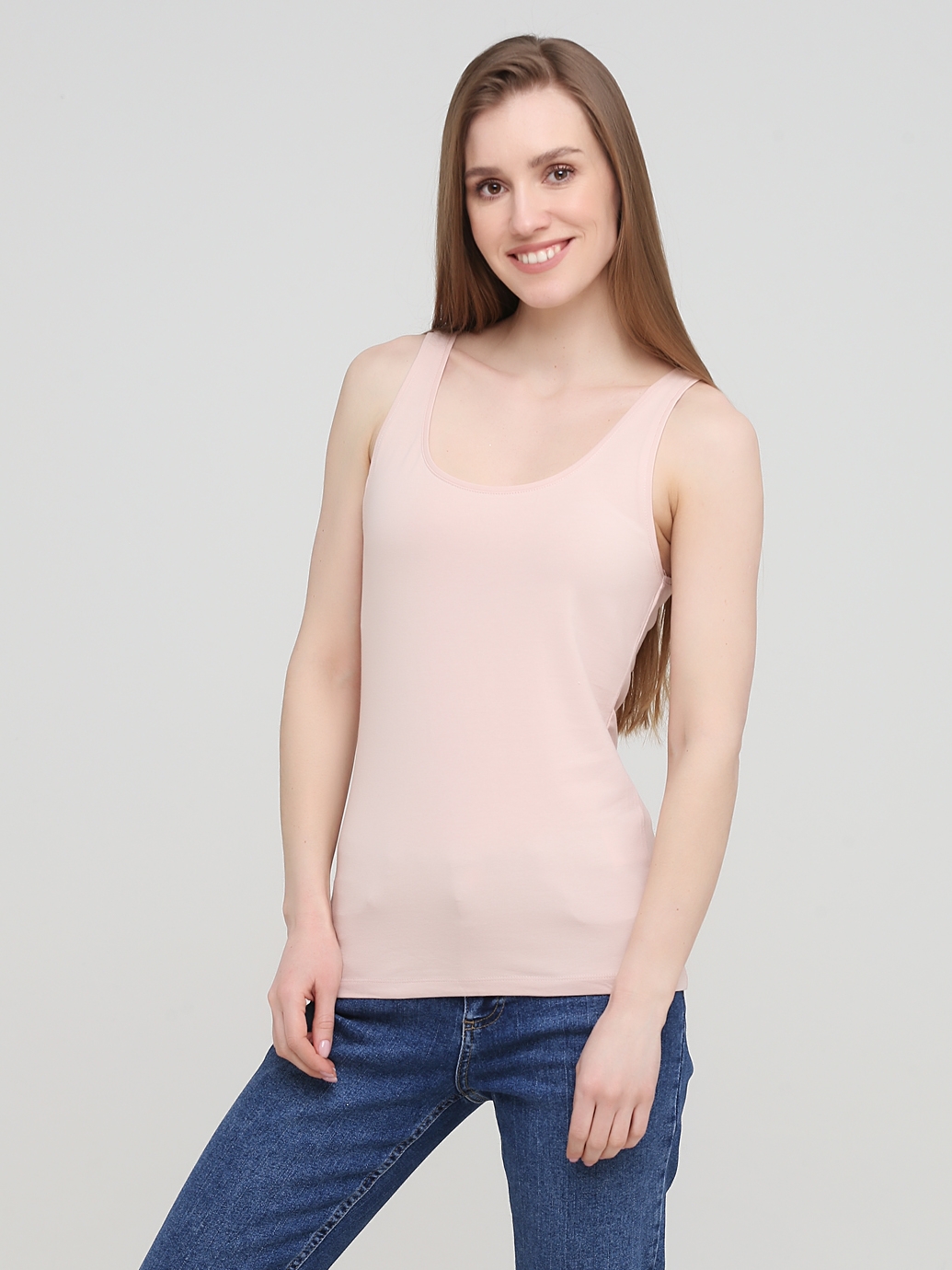 

Майка H&M 3553076sm M Пудровая