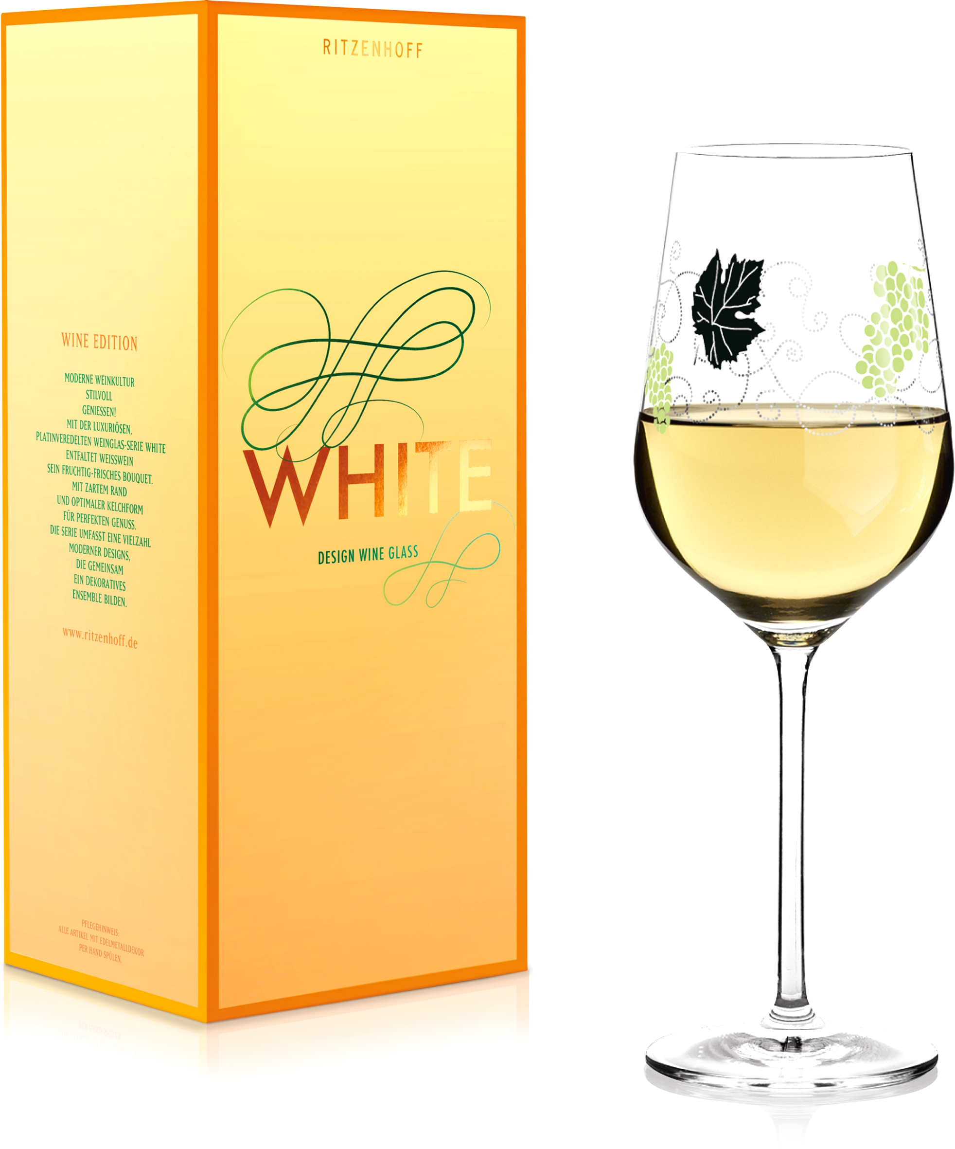 

Бокал для белого вина Ritzenhoff White Wine 350 мл Andrea Hilles (3010003/1)