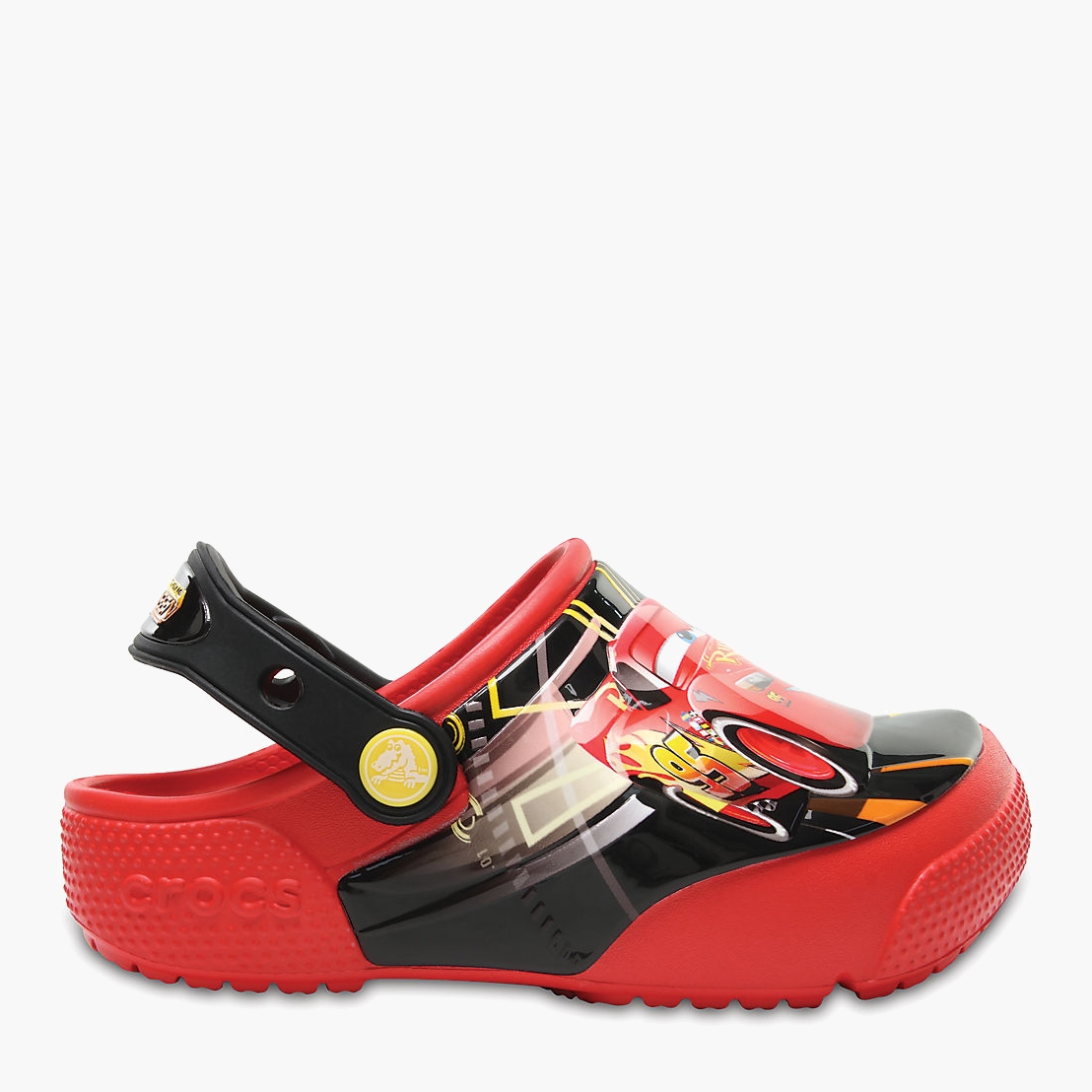 

Кроксы Crocs Funlab Lights Cars 3 Clog Flame Roomy Fit 204138-8C1-c4 19-20