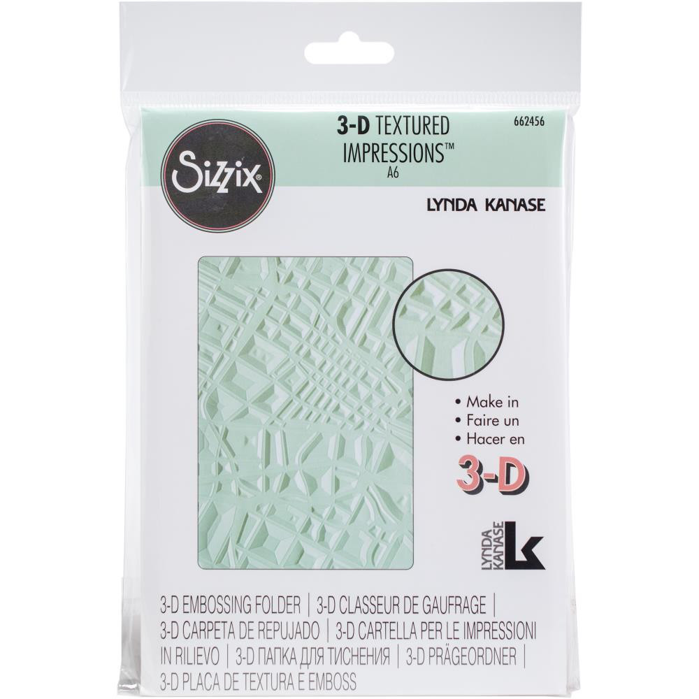 

Папка для тиснения Sizzix 3D Textured Impressions By Lynda Kanase Map