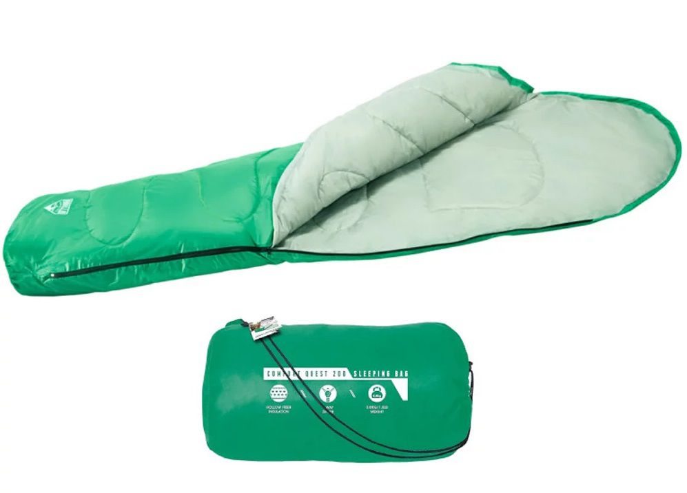 

Туристичний спальний мішок Bestway 68054 (Green)