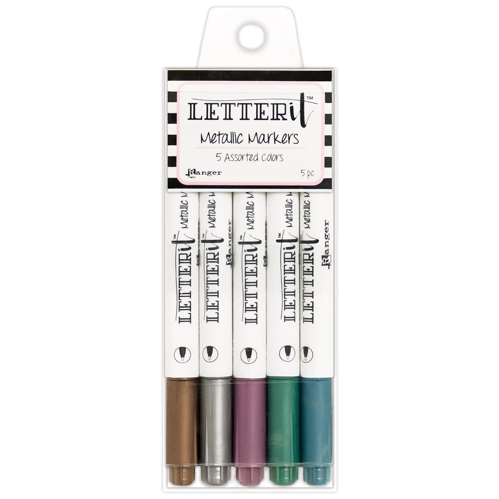 

Маркеры для леттеринга Ranger Letter It Metallic Markers