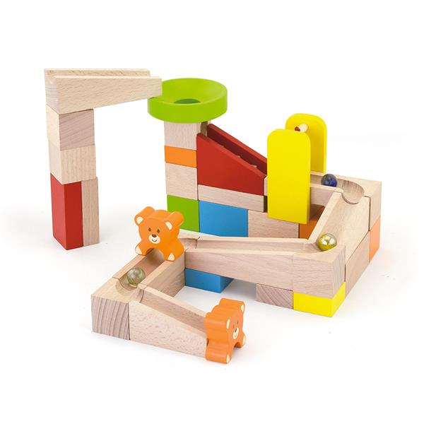 

Деревянный игровой набор Viga Toys Горки для шариков разноцветный